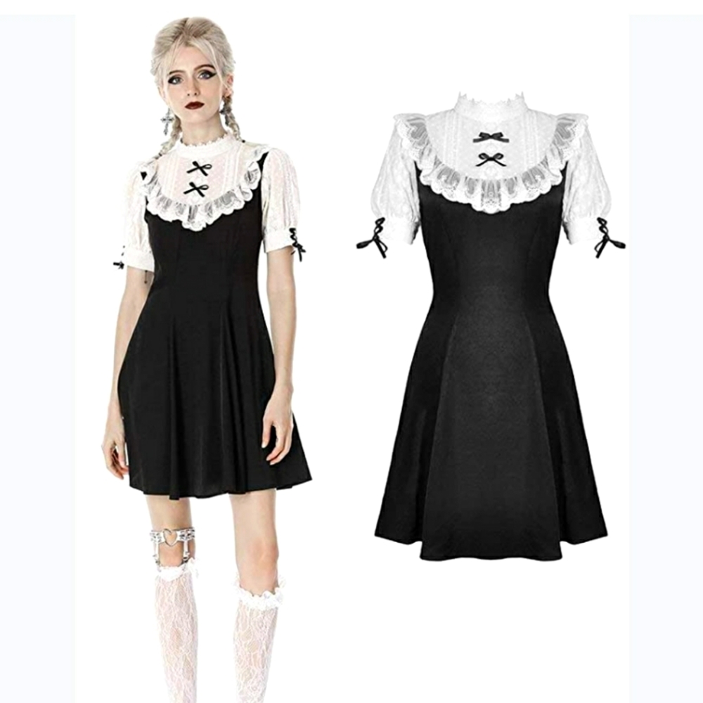 Dark in Love Gothic Doll Dress